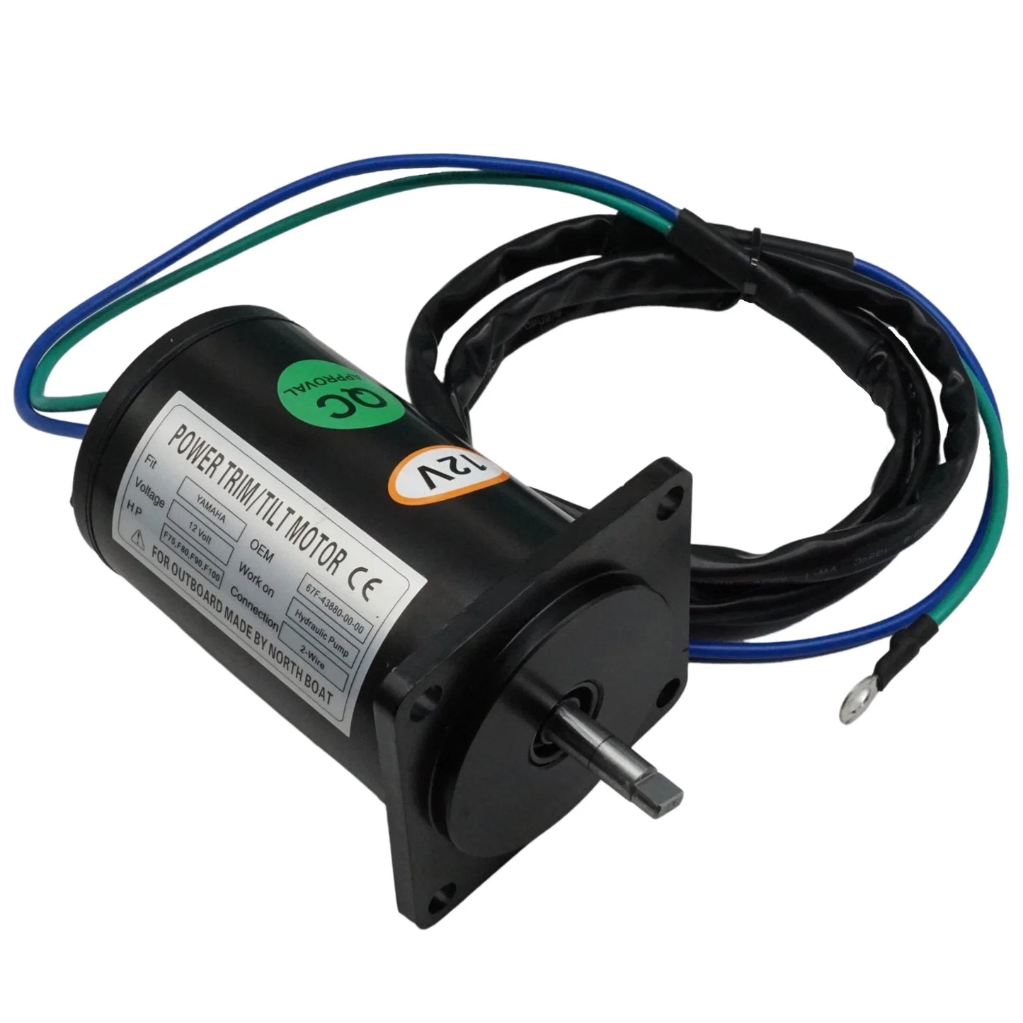 Power Tilt Trim Motor for Yamaha F75/F80/F90/F100 HP Outboard