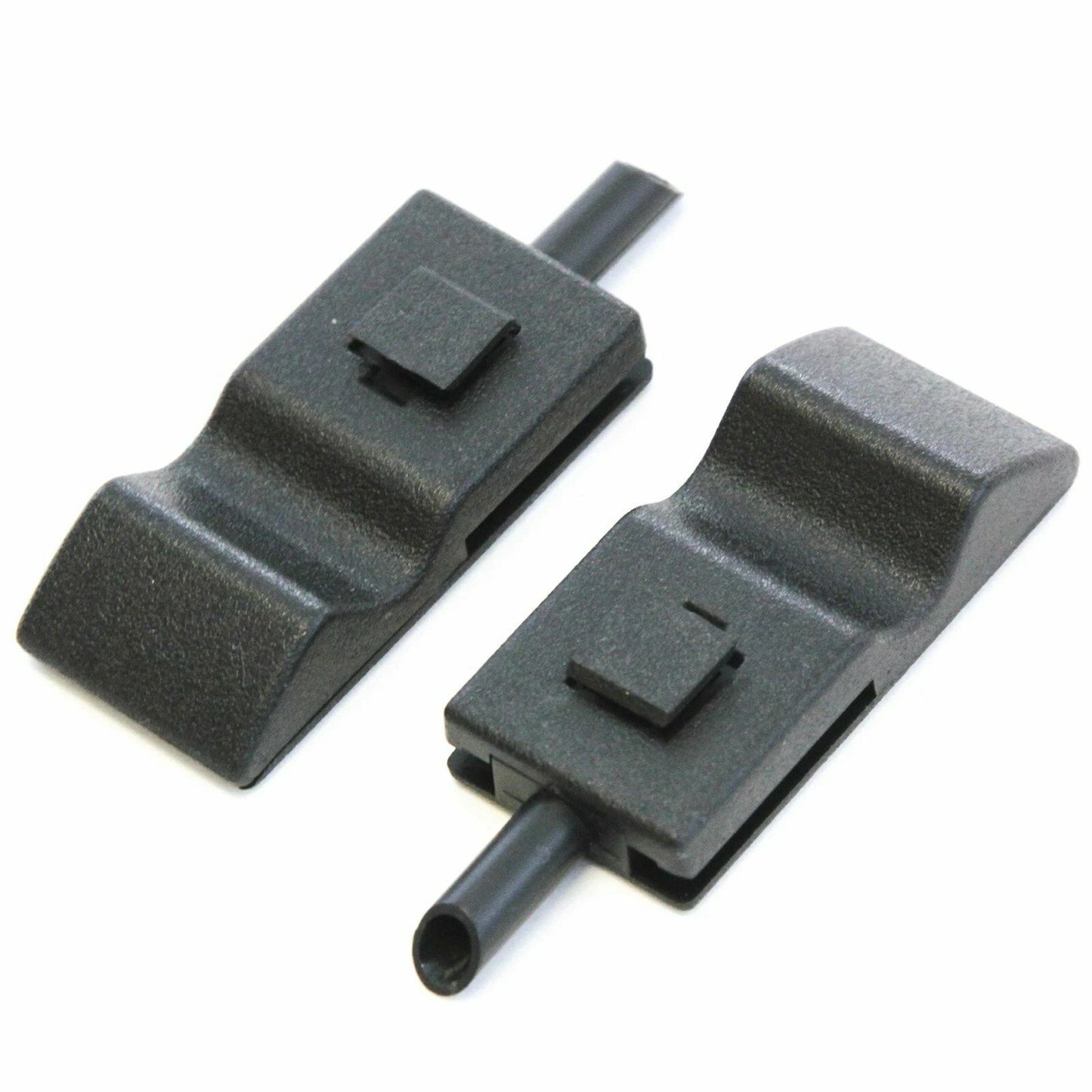 2 x Door Lock Knobs Black for Chevy GMC Yukon Silverado Sierra (2007-2013)