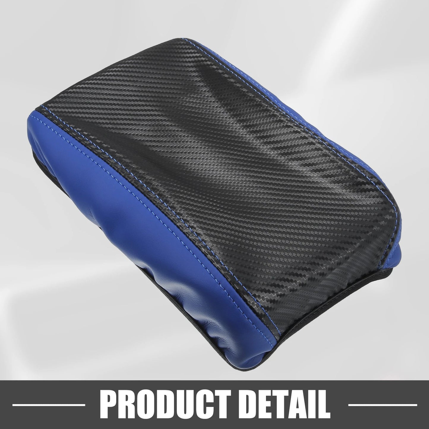Car Center Console Armrest Cover Pad for Toyota Corolla Cross (2022) Blue Black