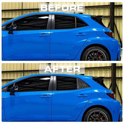 DRY Carbon Fiber Rear Side Window Louver Shutter Trim For Toyota GR Corolla 23+