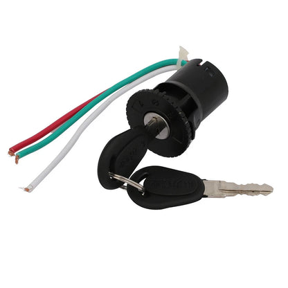 Ignition Switch Lock 3 Wires 2 x Keys for Motorcycle