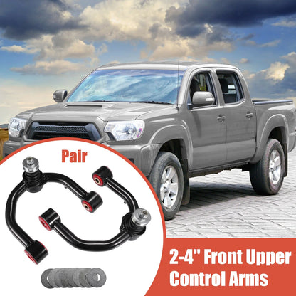 Car Front Upper Control Arms for Toyota Tacoma (1996-2003) Black Red