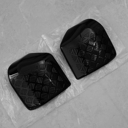 2 x Gloss Black Exterior Rear View Mirror Covers for Land Rover Defender (2020-2024)
