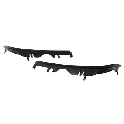 Pair ABS Black Front Upper Headlight Gaskets for BMW 5 Series E39 (1997-2003)