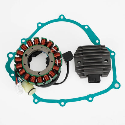 Alternator Stator, Regulator, Gasket for Yamaha YFM 660 Grizzly/YXR 660 Rhino (2002-2008)
