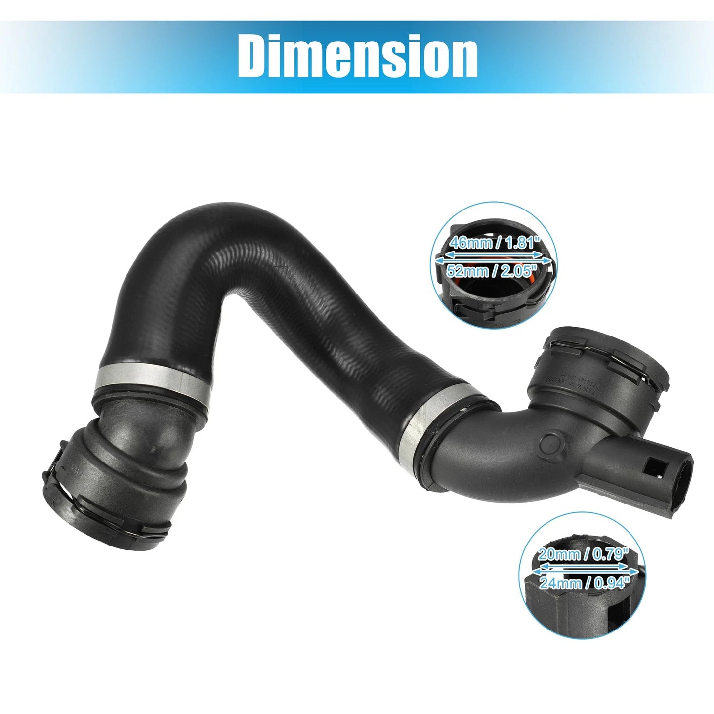 Lower Radiator Hose for BMW 128i (2008-2013) - Coolant Hose Replacement