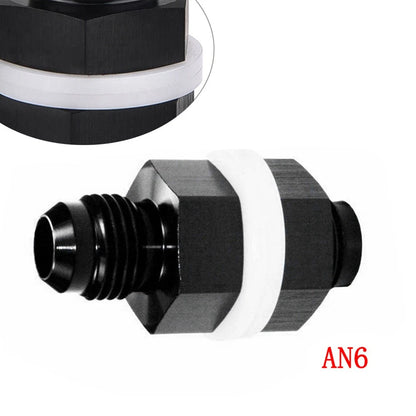 6 AN Flare Fuel Cell Bulkhead Fitting with Washer for Universal (No Year)