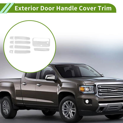 Exterior Door Handle Cover Trim for Chevrolet Colorado White