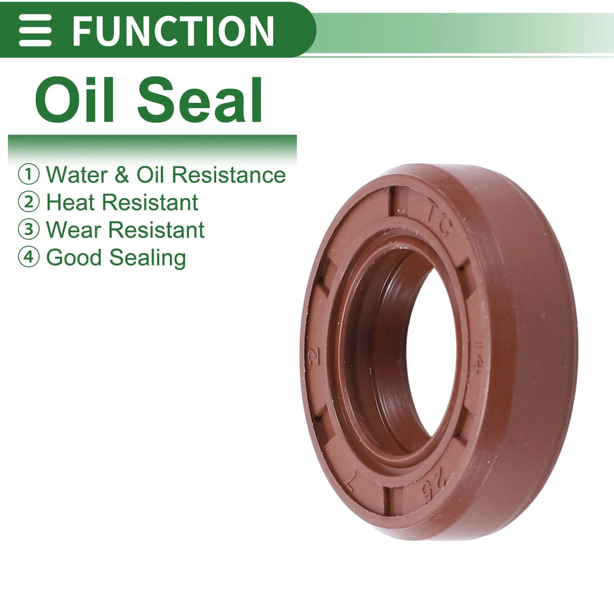 Oil Seal / 14x25x7mm / Seal Ring Rotary Shaft Seal Rubber for Make Model