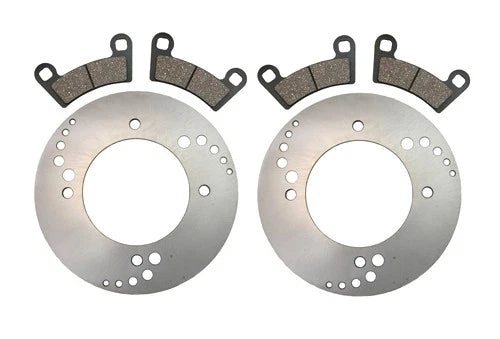 2 x Front Brake Rotors Pads for Polaris Ranger 800 RZR S EFI (2009–2012)