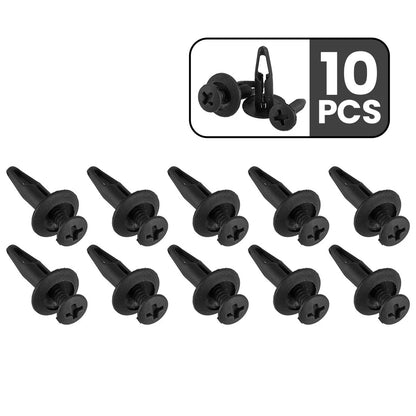 10x Fastener Scrivet Retainer Grille Trim Clip for Ford Ranger, Mazda BT50
