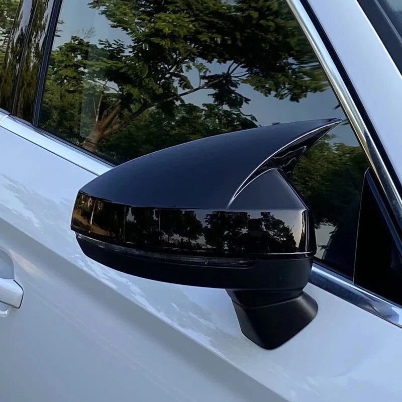 Gloss Black Side Rearview Mirror Cover Caps for Audi A3 (2014-2020)