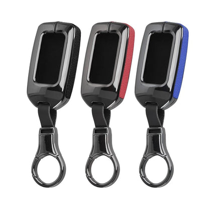 Zinc Alloy Key Fob Cover Case for Honda Civic CR-V HR-V Accord Jazz (2016-2023)