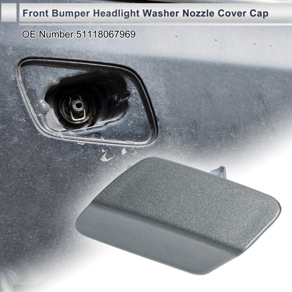 Headlight Washer Nozzle Cover Cap Front Left for BMW 320i
