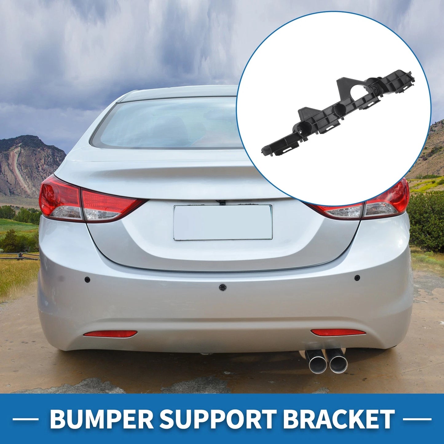 1 x Left Rear Bumper Retainer Bracket for Toyota RAV4 (2016–2018)
