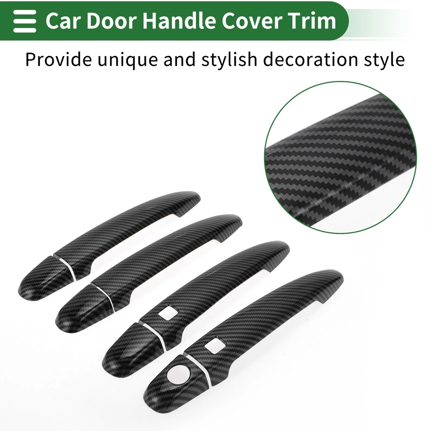 Smart Car Door Handle Cover Trim for Toyota Highlander (2008–2013)
