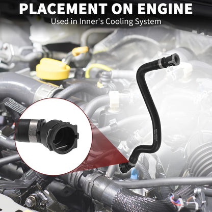Water Heater Hose for Ford C-Max (2015-2019) - Black 1 x Piece