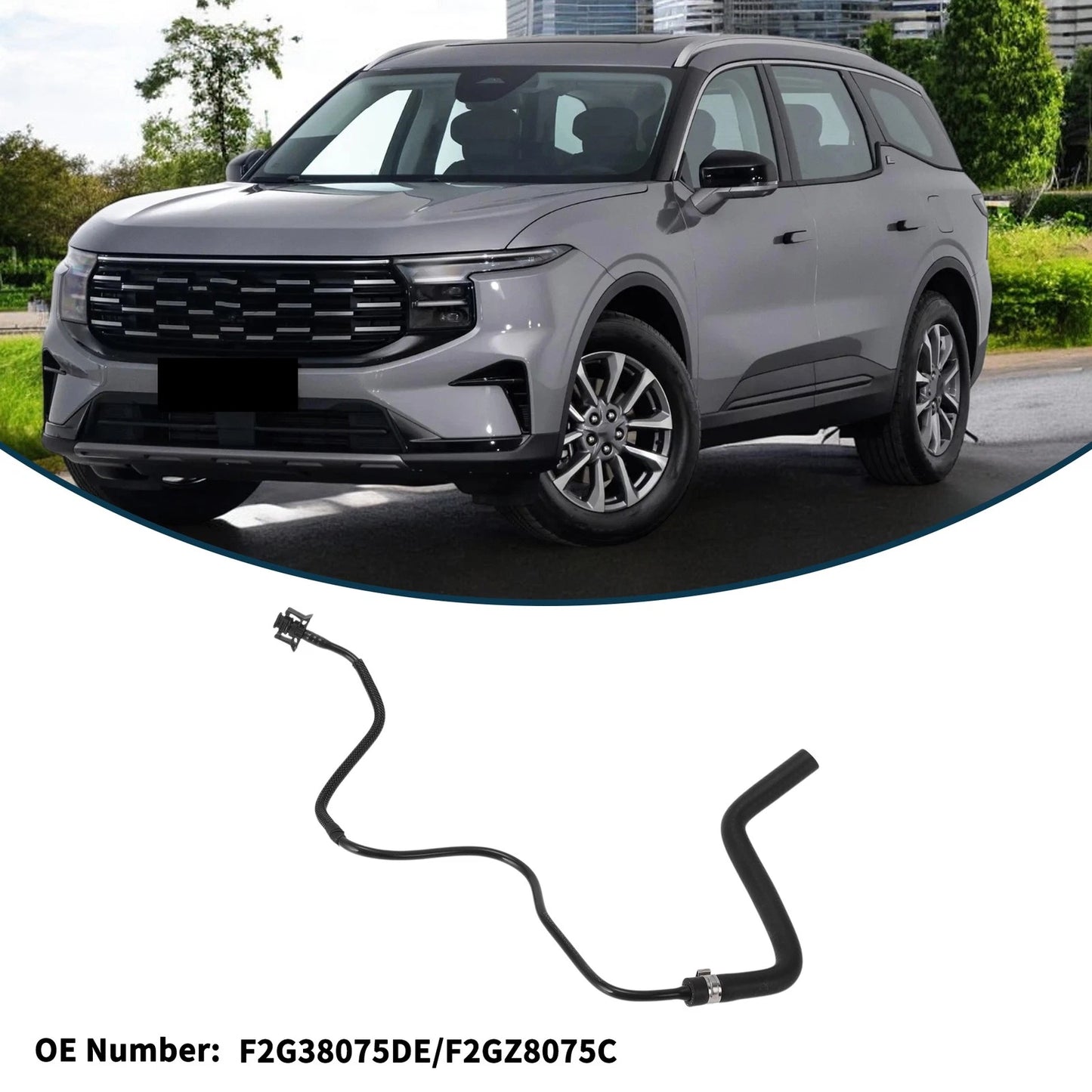Radiator Hose for Ford Edge (2015-2025) Rubber Coolant Pipe