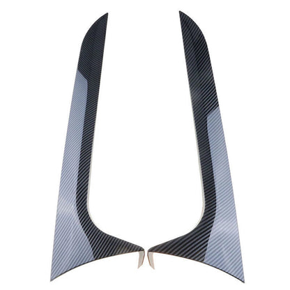 Carbon Rear Window Spoiler Side Wing Cover for Audi A6 C7 Allroad 2012-2018