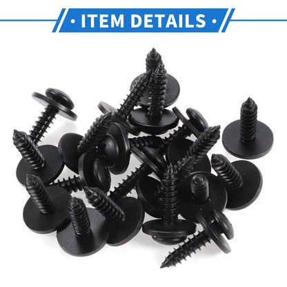 20 x Car Fender Liner Splash Shield Bumper Cover Screws for Honda Accord (06-07)