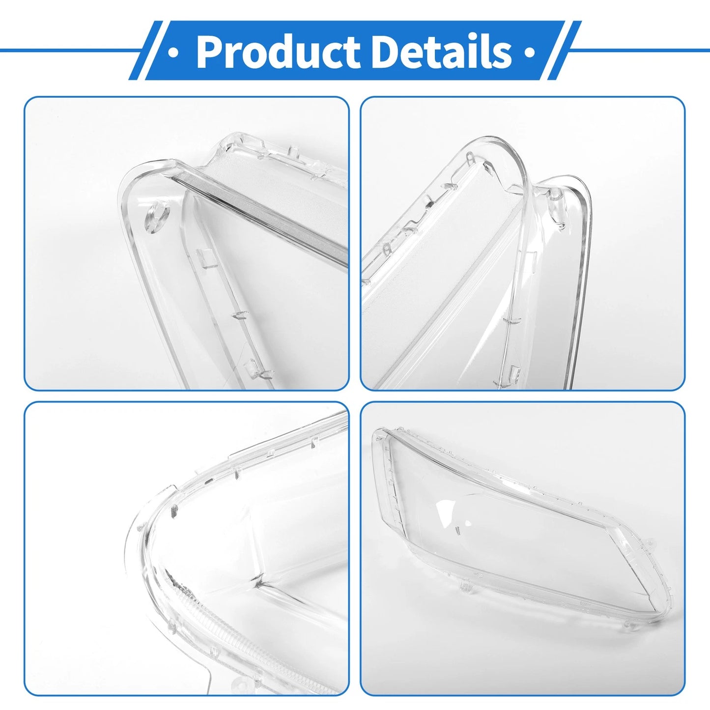 Car Front Right Headlight Lens Cover for Honda Accord (2013-2016)