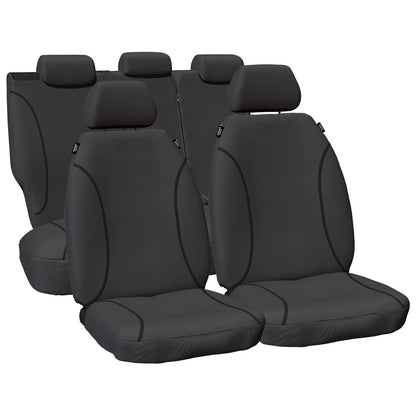 Seat Covers / Front & Rear / Canvas for Hilux GGN15 GGN25 (2005-2015)