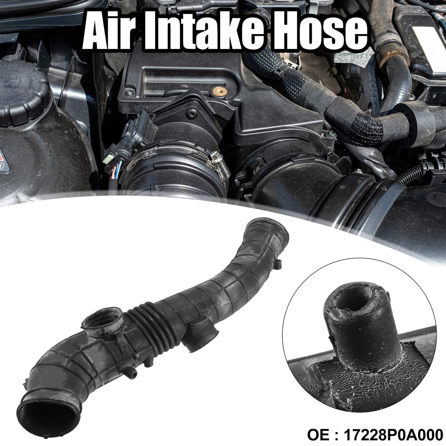 Engine Air Intake Hose Pipe for Honda Accord, Odyssey (2003-2007)