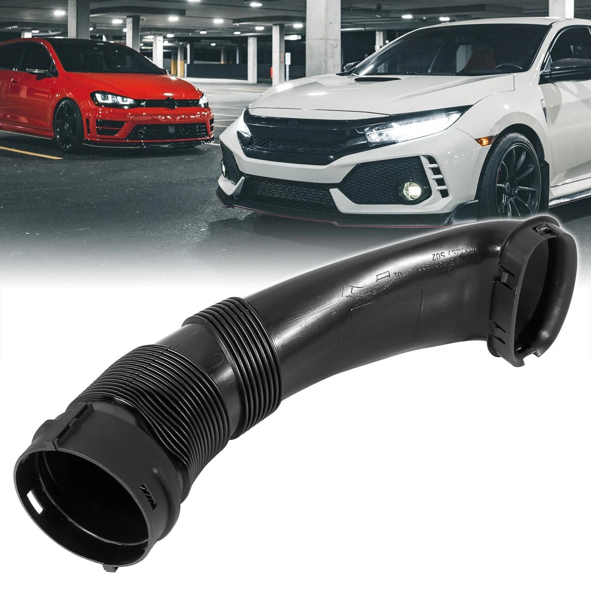 Car Engine Air Intake Hose for BMW X5 X6 (2007-2019) - 2 x Air Filter Hoses
