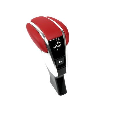 Red Leather Gear Shift Lever Kit for Porsche Cayenne (2018-2023)