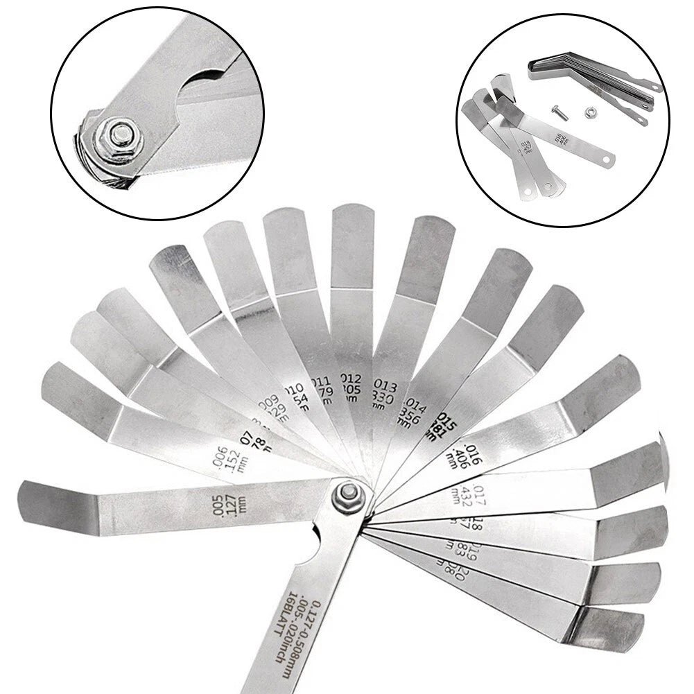 Feeler Gauge Stainless Steel for Motorcycle Engine Maintenance