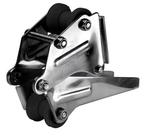 Boat Bow Roller Stainless Steel Hinged 380mm for Various Boats
