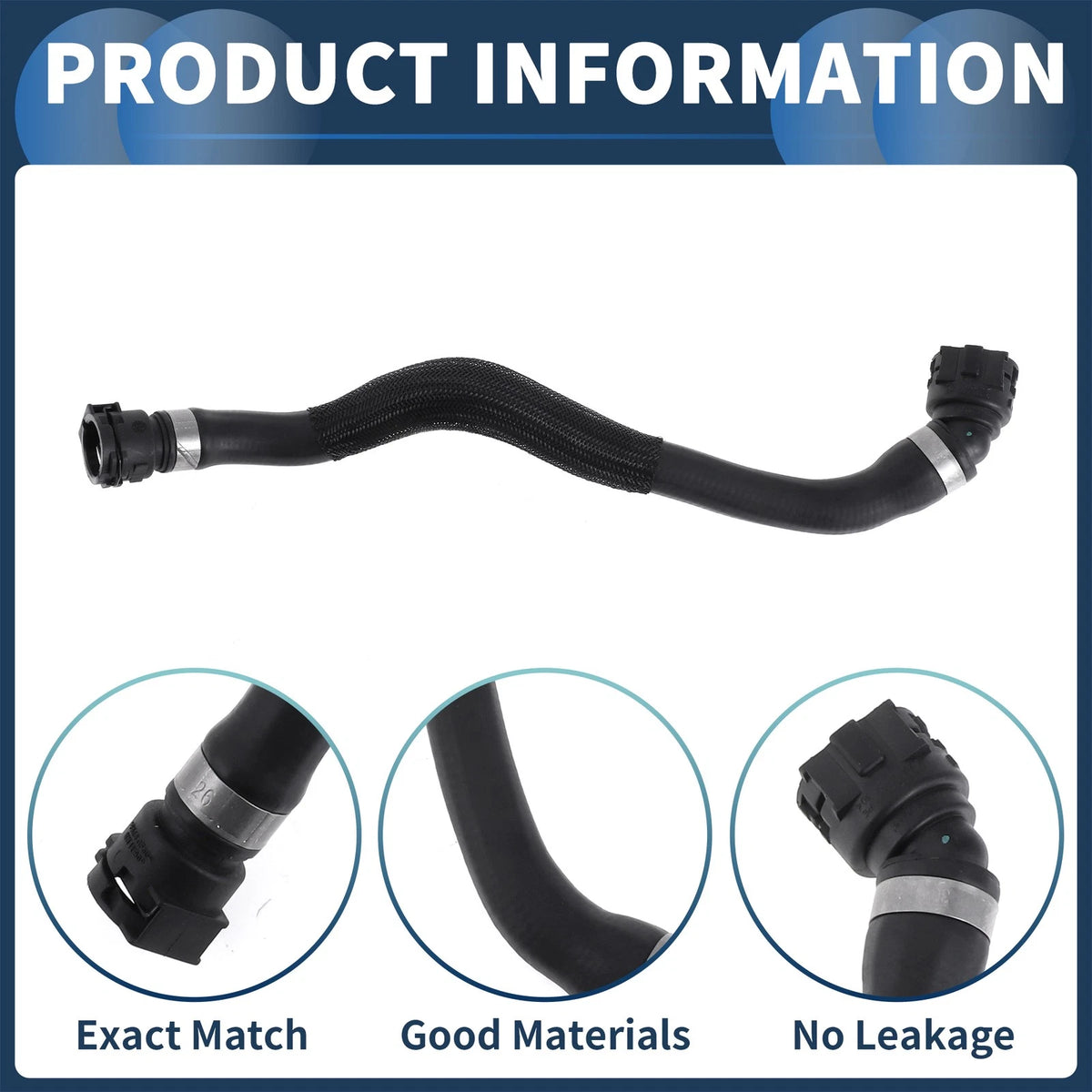 Radiator Hose  for BMW X1, Z4 (2012-2016) No. 17127612446 Rubber