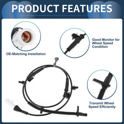 ABS Wheel Speed Sensor for Ford Edge Front Left (2015-2023)