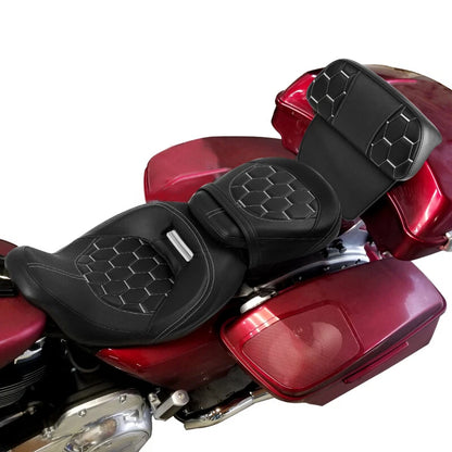 Driver Passenger Seat Backrest for Harley Street Glide (2014-2023)