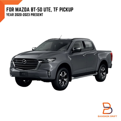 Glossy Black Front Grille Trim Emblem for Mazda BT-50 (2020-2024)