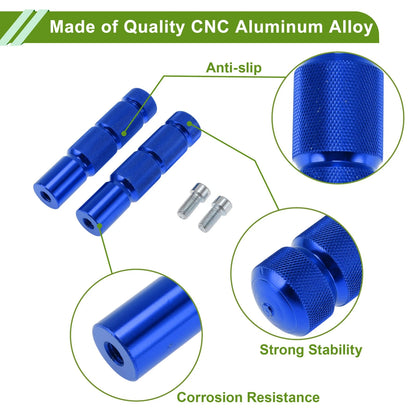 Foot Pegs Front Aluminum Alloy Blue for Honda Grom MSX125 (2013–2020)