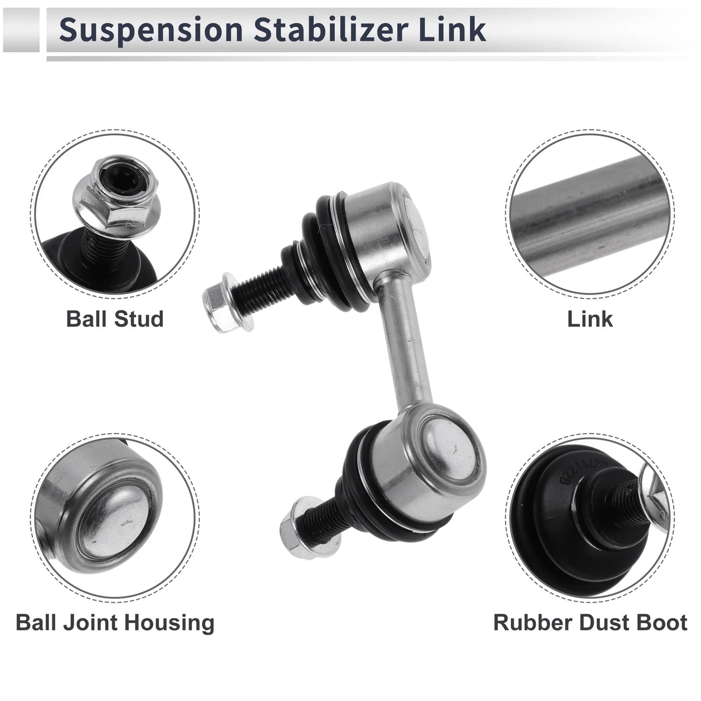Stabilizer Bar Links No Bushing for Acura CL (2001 - 2003)