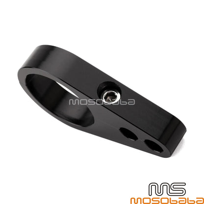 1 x 1-1/4" Black Handlebar Throttle Cable Clamp for Harley