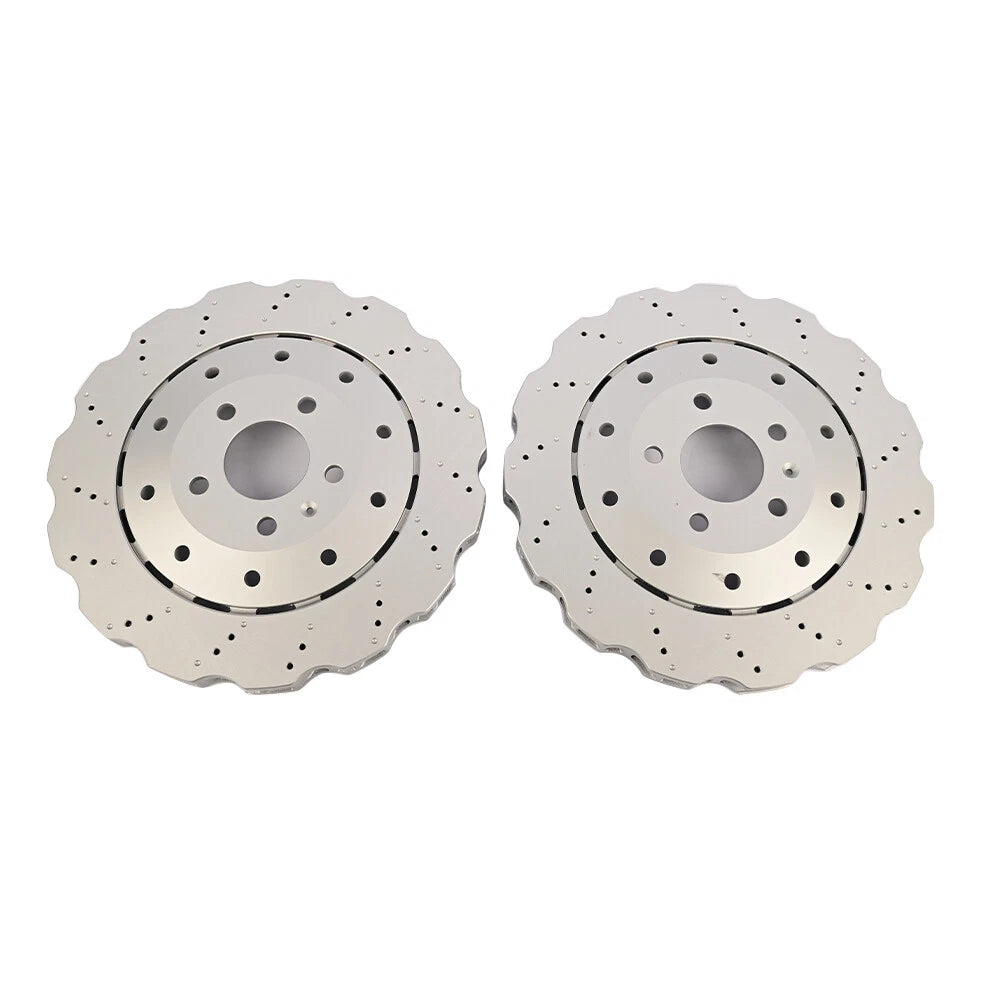 2 x Rear Brake Disc Rotors for Lamborghini Huracan (2014–2023)