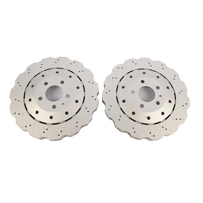 2 x Rear Brake Disc Rotors for Lamborghini Huracan (2014–2023)