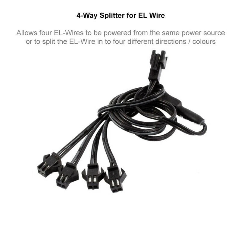 El Wire Controller Inverter for 1-5M Neon Light Strip Rope for Various Models