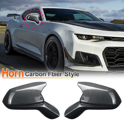 Carbon Fiber Mirror Covers for Chevy Camaro (2016-2022)