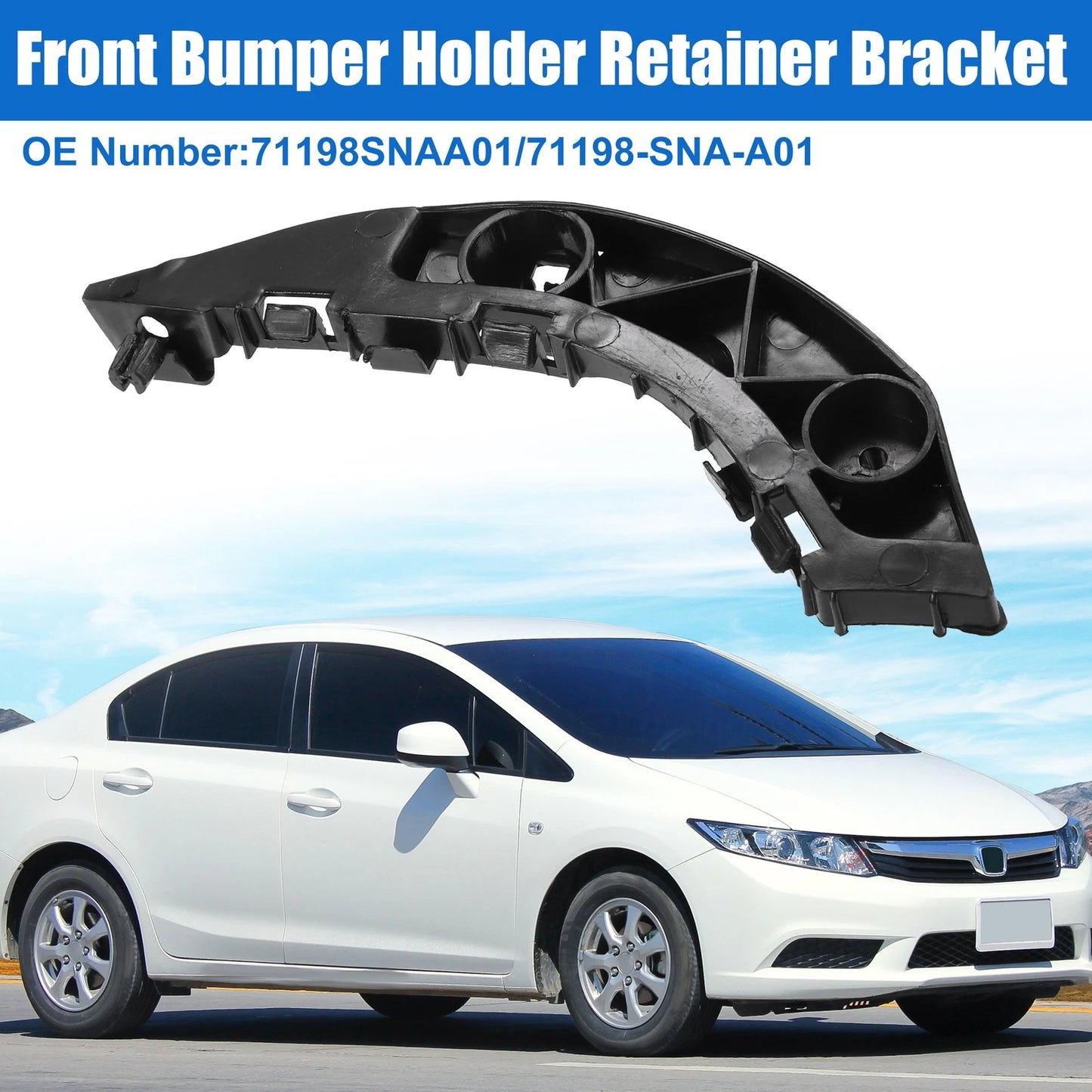 Left Side Front Bumper Mounting Bracket for Honda Civic (2006-2011)