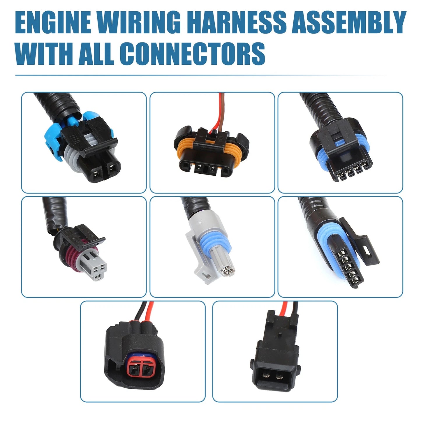 Engine Wiring Harness Set for Chevy, GMC, Cadillac, Hummer Trucks