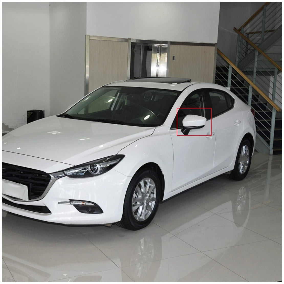 Left Rear View Mirror Cap for Mazda 3 (2017-2019)