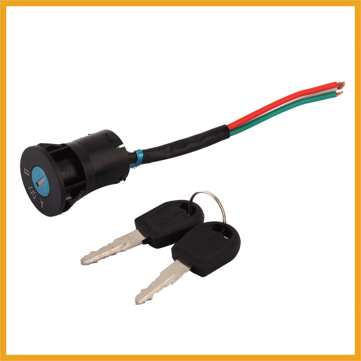 3 Positions 3-wire Ignition Start Starter Switch Lock for Motorbike