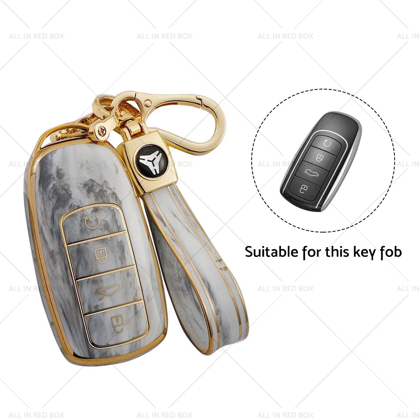 TPU Car Remote Key Fob Case Cover for Chery Omoda 5 (2022-2023)