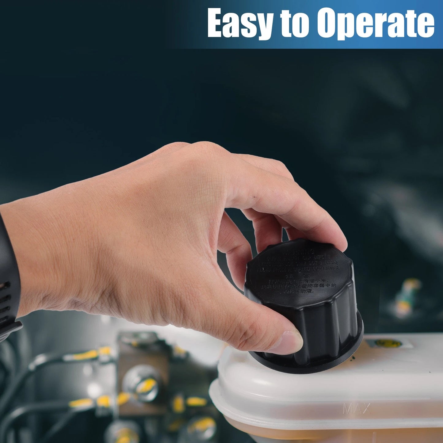 Brake Master Cylinder Cap Cover for Mazda 6 S I 2.3L L4 (2003-2008)