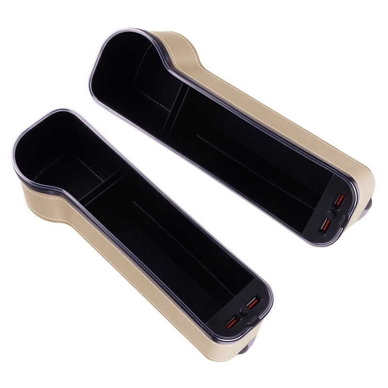2 x Car Seat Storage Box Gap Organizer for Universal Fit ( Range)