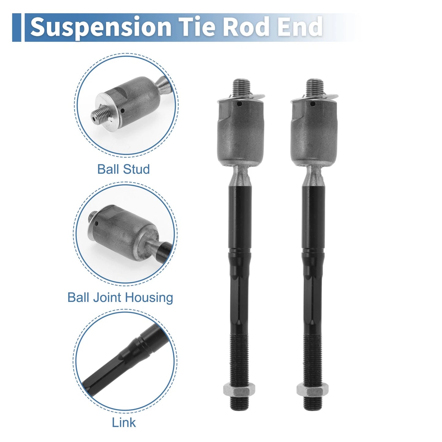 Front Inner Tie Rod Ends for Toyota Solara (2004-2008)